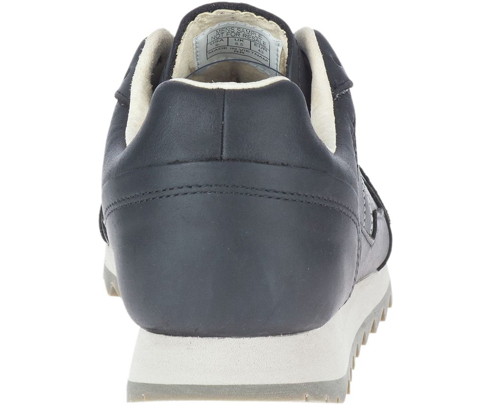 Merrell Sneakers Black - Alpine Leather - Mens 94AZPXHYG